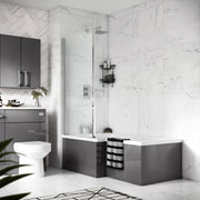 700mm Shower Bath End Panel Hudson Reed
