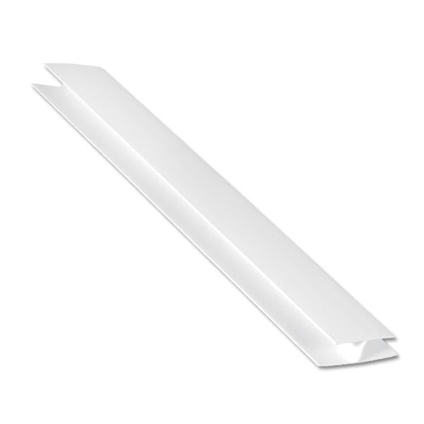 White Hollow Soffit H-Trim
