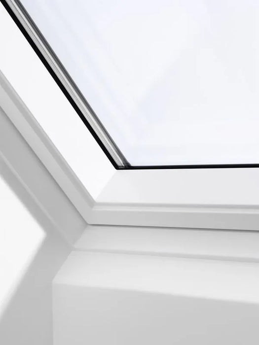 VELUX White Maintenance Free GGU PK06 Polyurethane Centre Pivot Roof Window - 94cm x 118cm