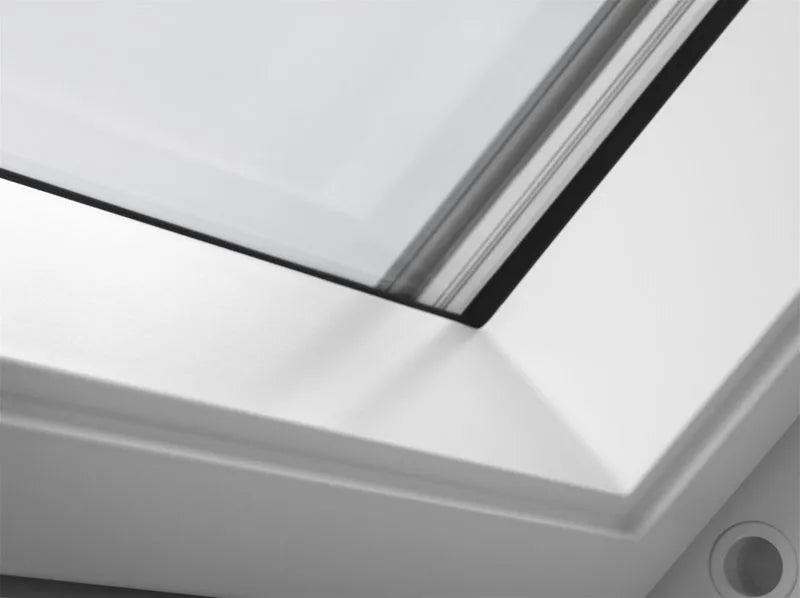 VELUX White Maintenance Free GGU PK06 Polyurethane Centre Pivot Roof Window - 94cm x 118cm
