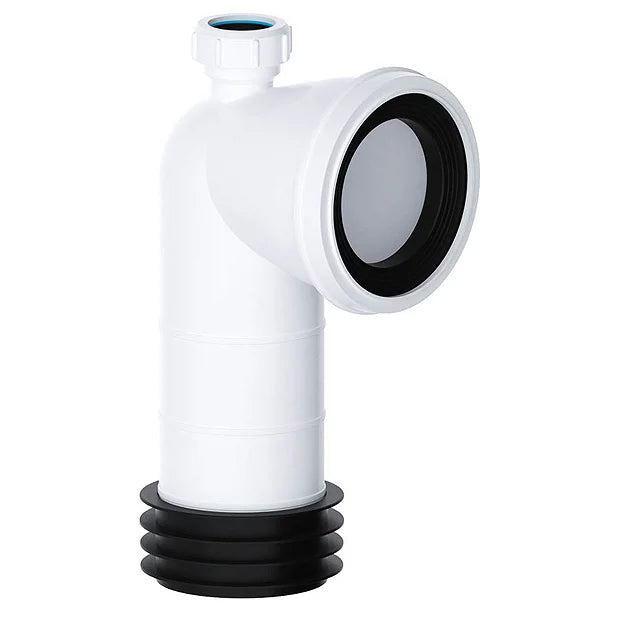 90° Bend WC Pan Connector (32mm Adapter)