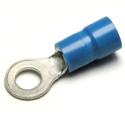 1.5-2.5mm² Pre-Insulated Ring Terminal M5 Stud Blue