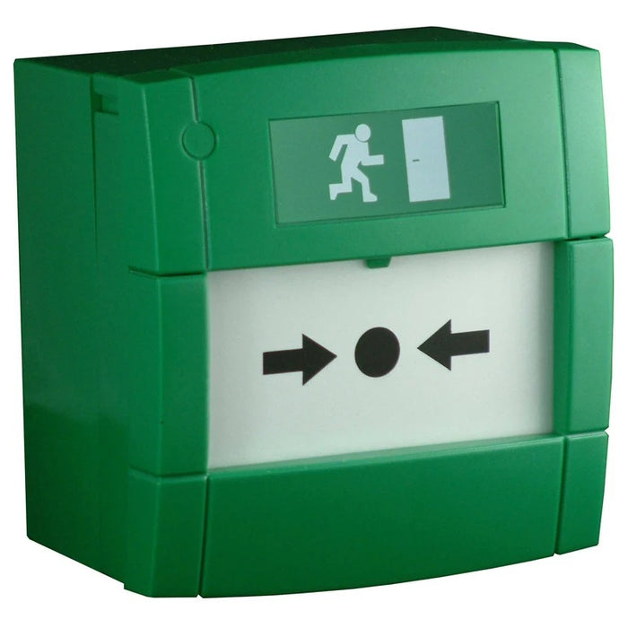 Call Point Emergency Door Release Surface Green