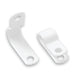 Cable Clip P-Type LSOH Fire Performance 10.0mm² Metal White [Pack=100]
