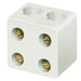 Connector Double Pole 15A Porcelain Non Inflammable