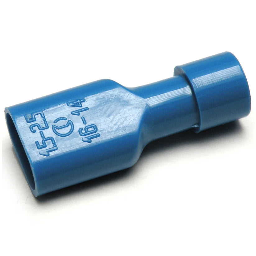 1.5-2.5mm² Fully Insulated Disconnect Terminal 6.35 X 0.8mm Blue ...
