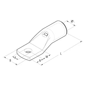 300mm² Copper lug contained M12 [Pack of 10]
