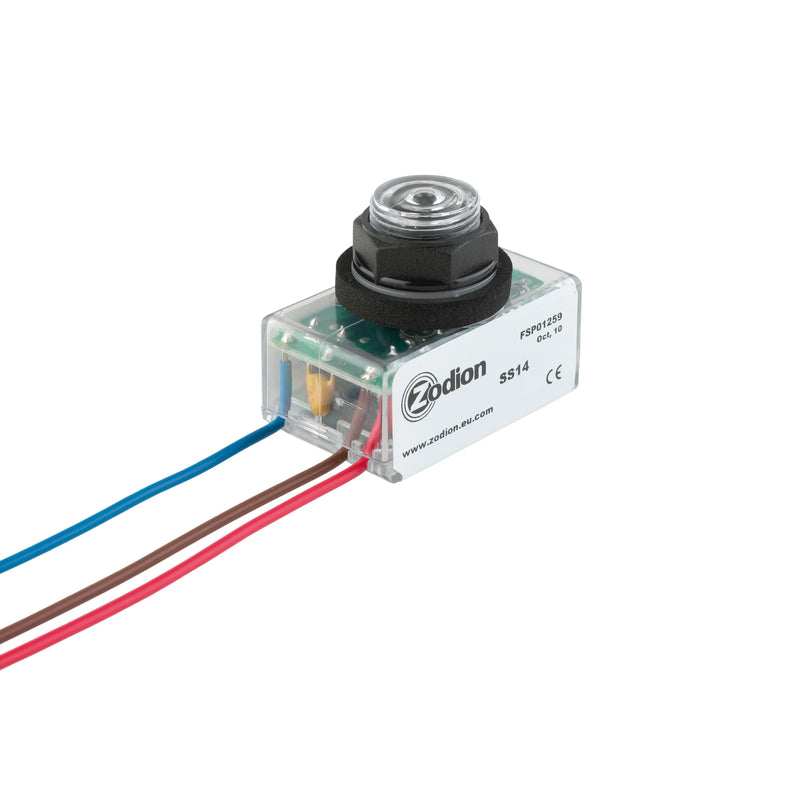 Miniature Photocell 20mm Thread IP65 70/105Lux 230v