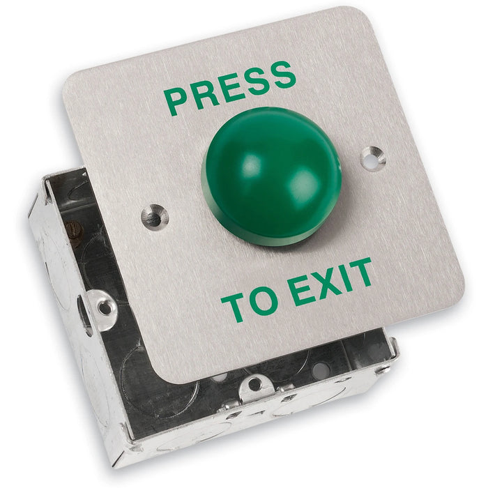 Button Dome Push Exit 1 Gang