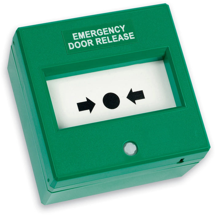 Call Point Emergency Break Glass Double Pole Green