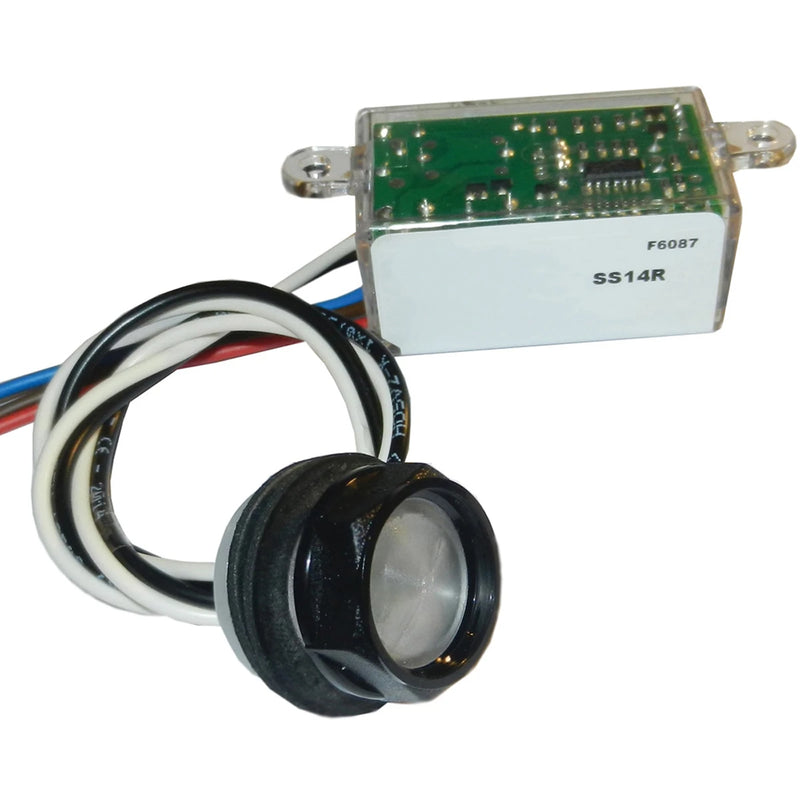 Miniature Photocell 20mm Thread IP65 70/105Lux 230V Remote Gear