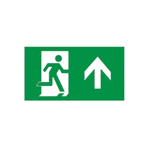 Legend Only ISO7010 Arrow Up for Exit Box Slimline