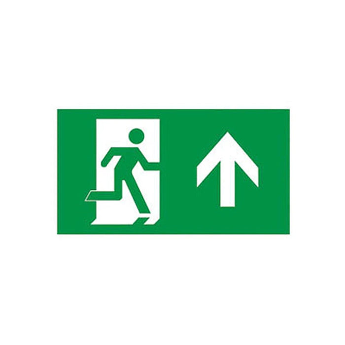 Legend Only ISO7010 Arrow Up for Exit Box Slimline
