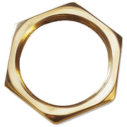 Locknut Cable Gland 50mm Brass