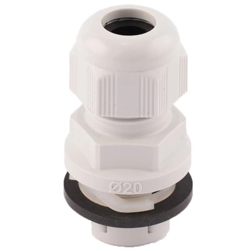 Dome Top Stuffing Gland 20mm IP68 Nylon Grey for 713mm Dia Cables C/W