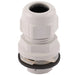 Dome Top Stuffing Gland 25mm IP68 Nylon Grey for 11-17mm Dia Cables C/W Locknut (Pack=5)
