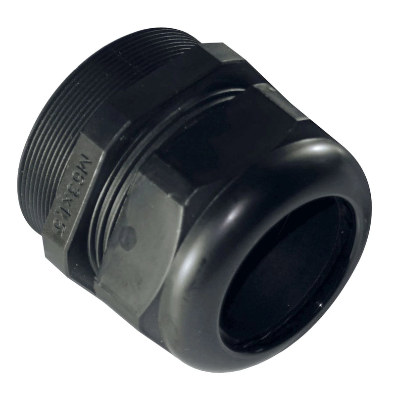 M32X1.5 Polyamide Pa6.6 Extended Thread Cable Gland Black