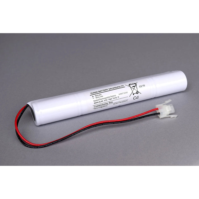 4Cell D 4.8V 4Ah H/Temp Stick Batt+Plug