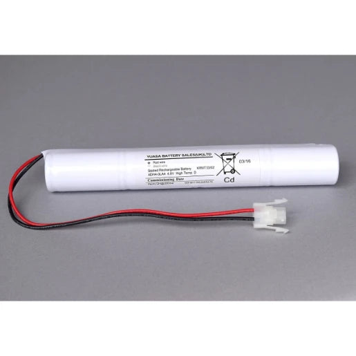 4Cell D 4.8V 4Ah H/Temp Stick Batt+Plug