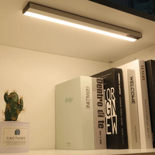 Sensorlux Cabinet Wardrobe Light 261Mm 100Lm 3000K With Ir Hand Wave Sensor Dimmable Rechargeable Battery