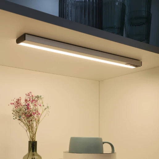 Sensorlux Cabinet Wardrobe Light 261Mm 100Lm 3000K With Pir Sensor Rechargeable Battery