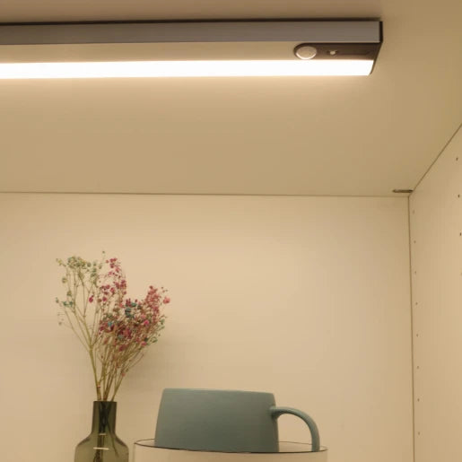 Sensorlux Cabinet Wardrobe Light 261Mm 100Lm 3000K With Pir Sensor Rechargeable Battery