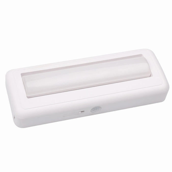 Sensorlux Cabinet Wardrobe Light 180Mm 110Lm 3000K Directional With Pir Sensor Rechargeable Battery