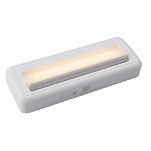 Sensorlux Cabinet Wardrobe Light 180Mm 110Lm 3000K Directional With Pir Sensor Rechargeable Battery