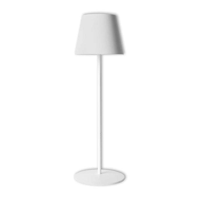 White Rechargeable USB Table Lamp Warm White & RGB