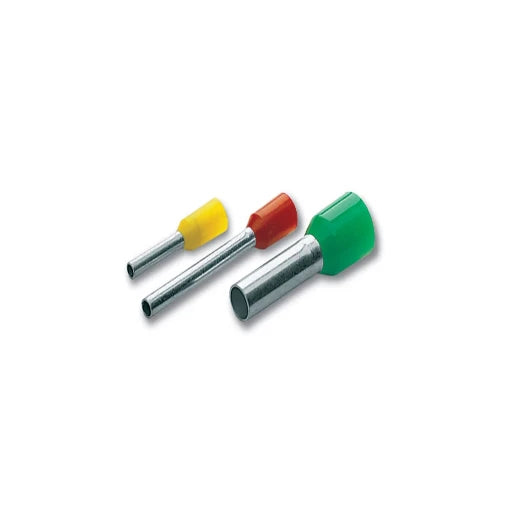 6mm² Polypropylene Insulated End Sleeve 12mm Pin Length Green