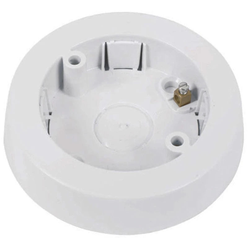 Box Round Mounting Earth Terminal White