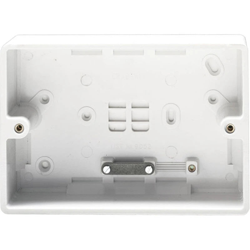Box 2 Gang Surface Moulded For Ccu 169X115X45mm White