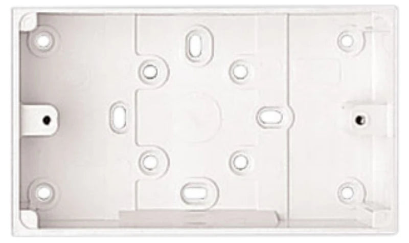 Box 2 Gang Surface 87X148X32mm White