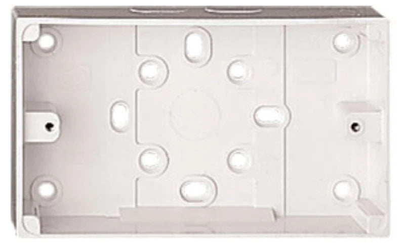 Box 2 Gang Surface 87 x 148 x 32mm White
