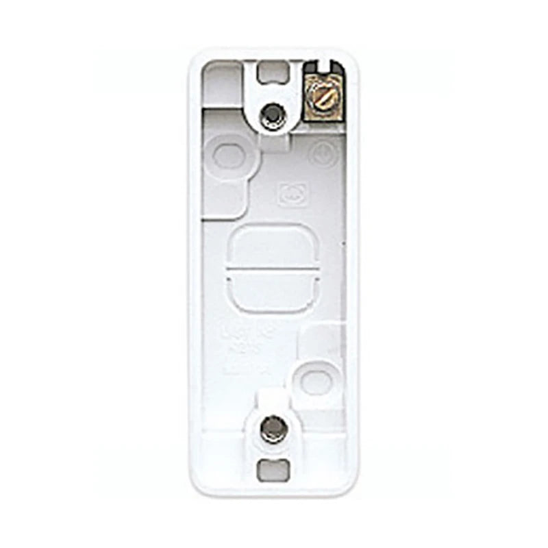 Box 1 Gang Architrave Surface 87X33X16mm White