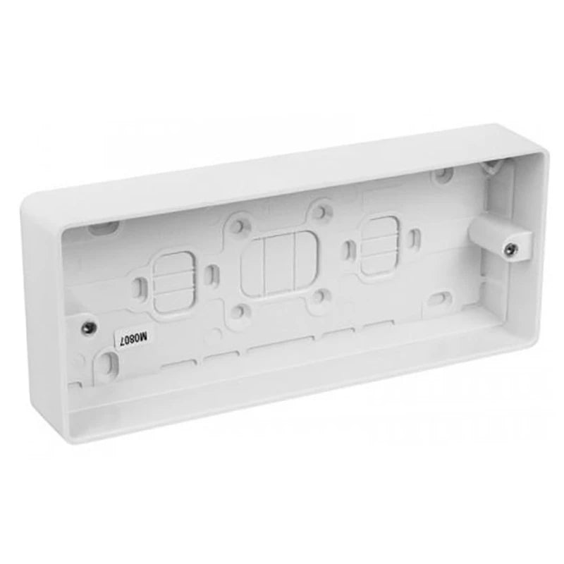 Box 3 Gang Surface 87X208X30mm White
