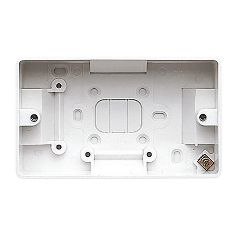 Box 2 Gang Moulded Surface 87 x 148 x 40mm White