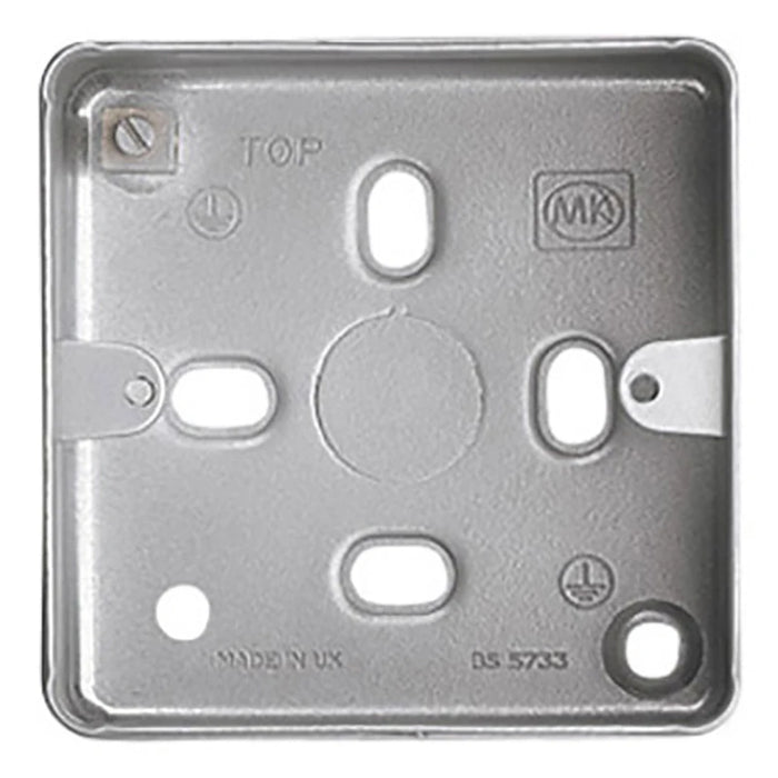 Box 1+2 Gang Surface 73 x 73 x 40mm Aluminium