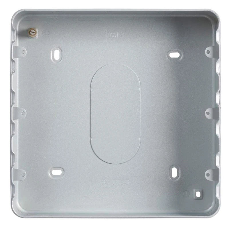 Box 18G Surface Knockouts 40mm Aluminium 5 x 20mm+5 x 25mm Knockouts