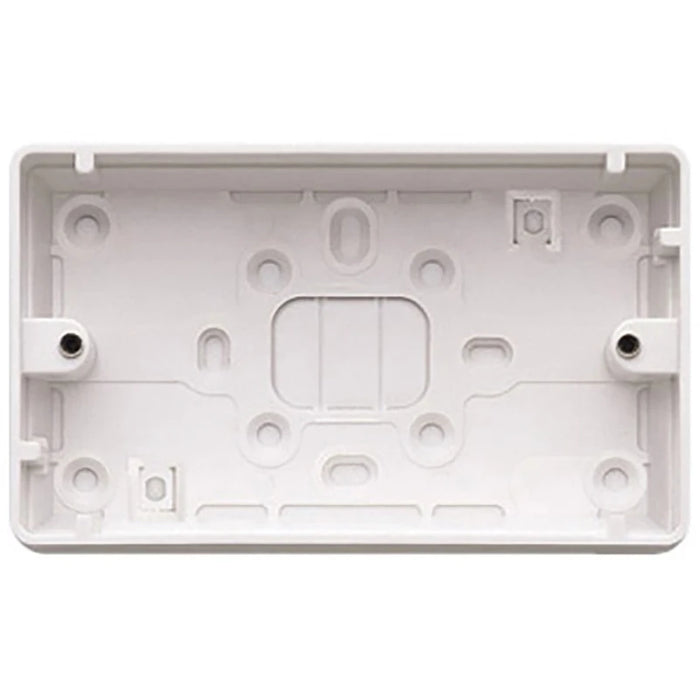 Box 2 Gang PVC Surface 87 x 148 x 32mm White