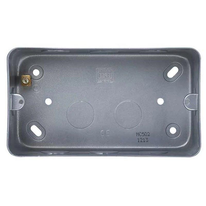 Box Surface Mounting 2 Gang Metalclad