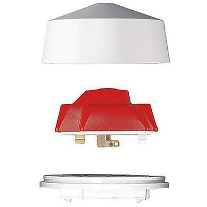 Ceiling Rose 4 Pin Pre-Wired Plug-In Cover 6A White