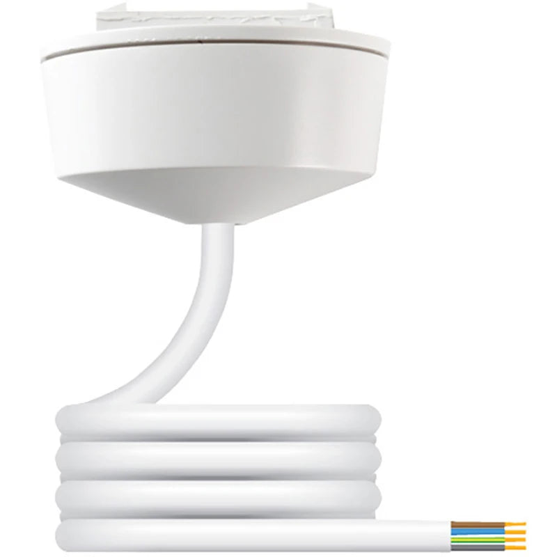 Ceiling Rose 4Pin Prewired Plugin 6A White 1mm² x 5m PVC