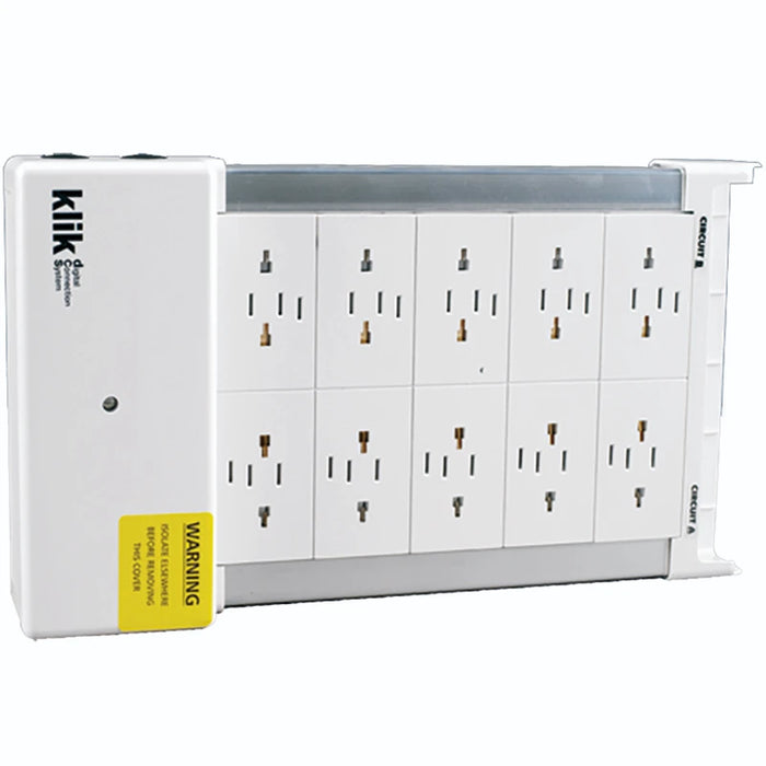 Marshalling Distribution Frame Klik Marshalling Box 10 Way 4 Pole Lighting Distribution unit 16A Whit ...
