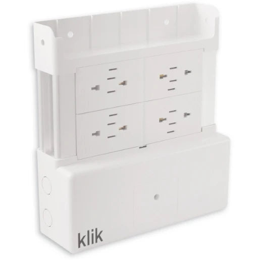Klik Marshalling Box 4 Way 4 Pole Lighting Distribution Unit 16A White