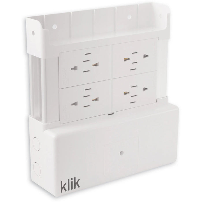 Klik Marshalling Box 4 Way 4 Pole Lighting Distribution Unit 16A White