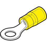 4mm²-6mm² Halogen Free Polycarbonate Insulated Ring Terminal M6 Stud Yellow