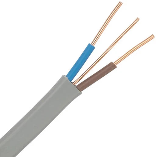 6242YH 1.5mm² Grey PVC Basec Cable Twin & Earth (100m Reel)