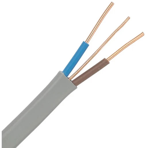 6242YH 2.5mm² PVC Twin & Earth Cable Grey Basec (100m Reel)