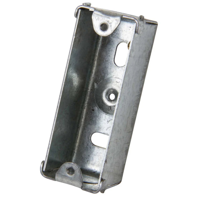 Box 1 Gang Architrave Flush Installation 25mm Steel 2 X 16mm Ko